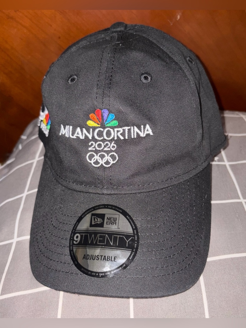 NEW Milan Cortina 2026 Olympics NBC Peacock Official Licensed Black Hat Cap